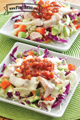 Foto de Ensalada de Pescado en un Taco