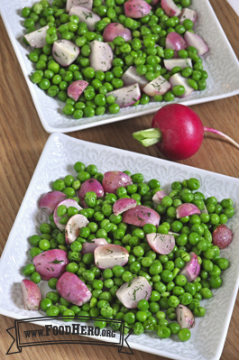 Foto de Rábanos Asados con Chícharos al Horno