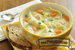 Photo of Hearty Chicken and Homemade Noodle Soup
