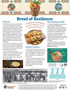 Fry Bread - Bread of Resilence monthly magazine front page