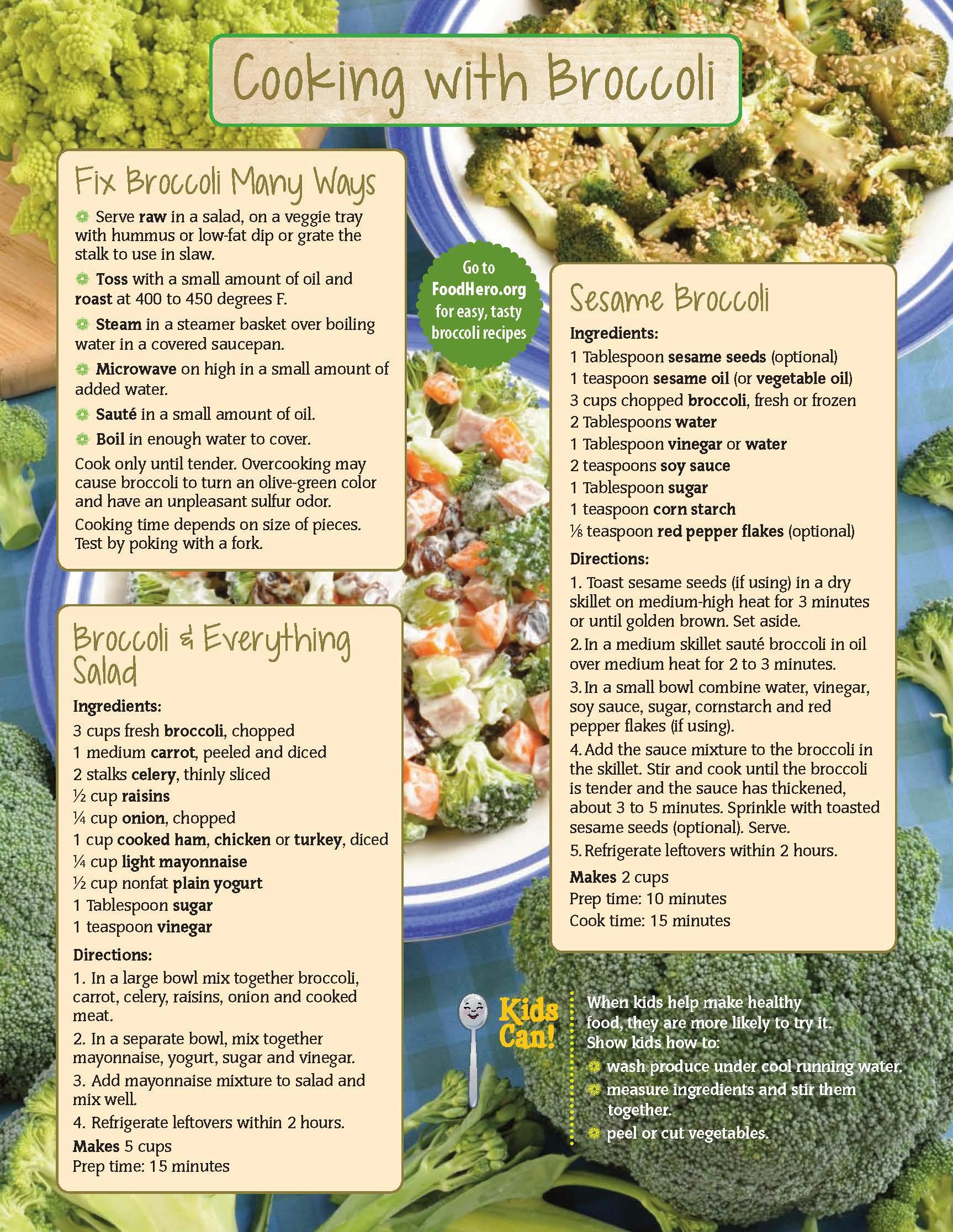 Broccoli Food Hero Monthly