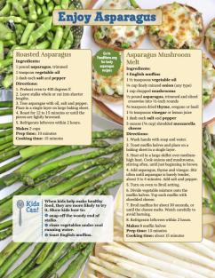 Asparagus Basics information page 2