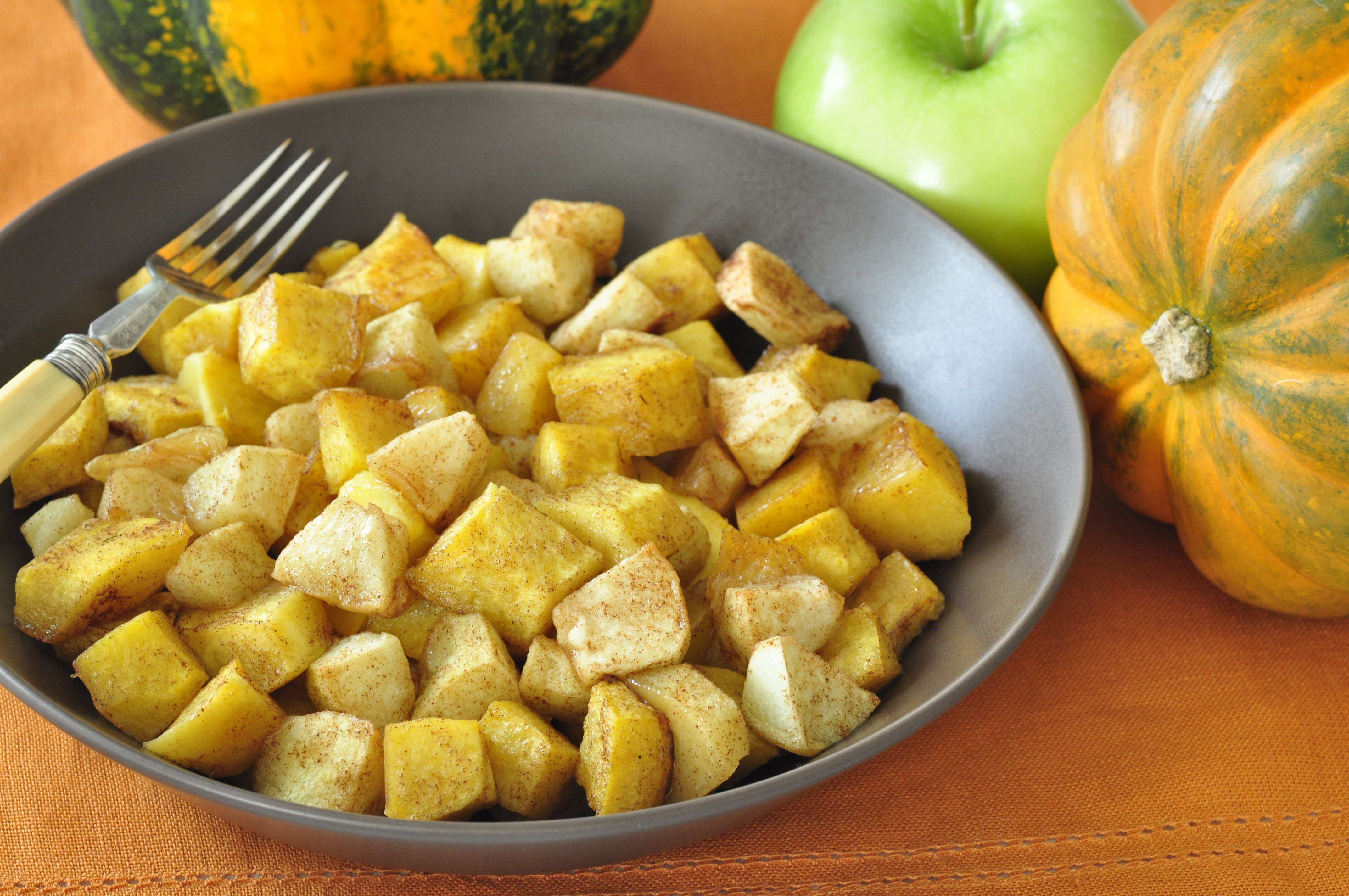 Baked apples and squash image