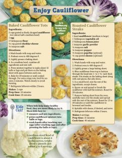Cauliflower Basics Page 2
