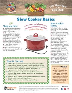 Slow Cooker Basics 1st page
