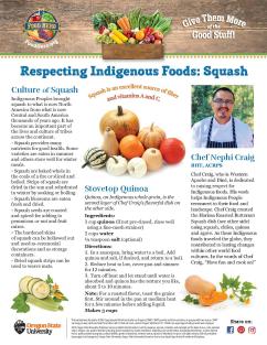 Respecting Indigenous Foods: Squash Page 1