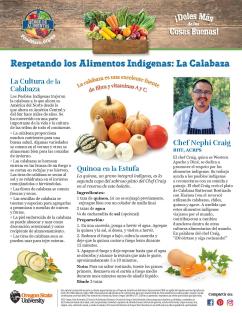 Respetando los Alimentos Indígenas: La Calabaza