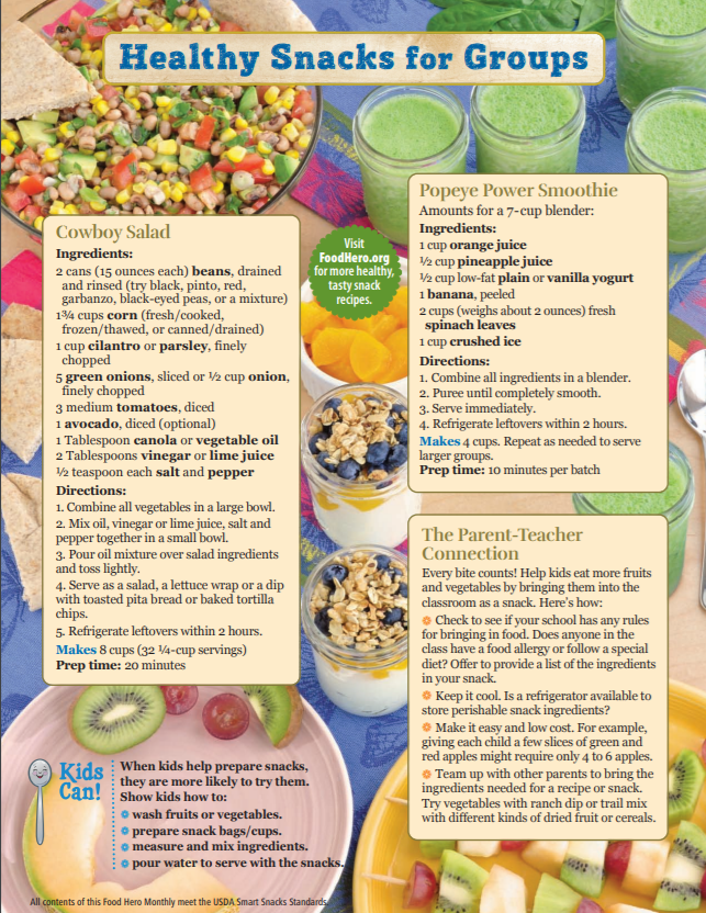 healthy snacks for groups 