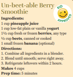 beet smoothie