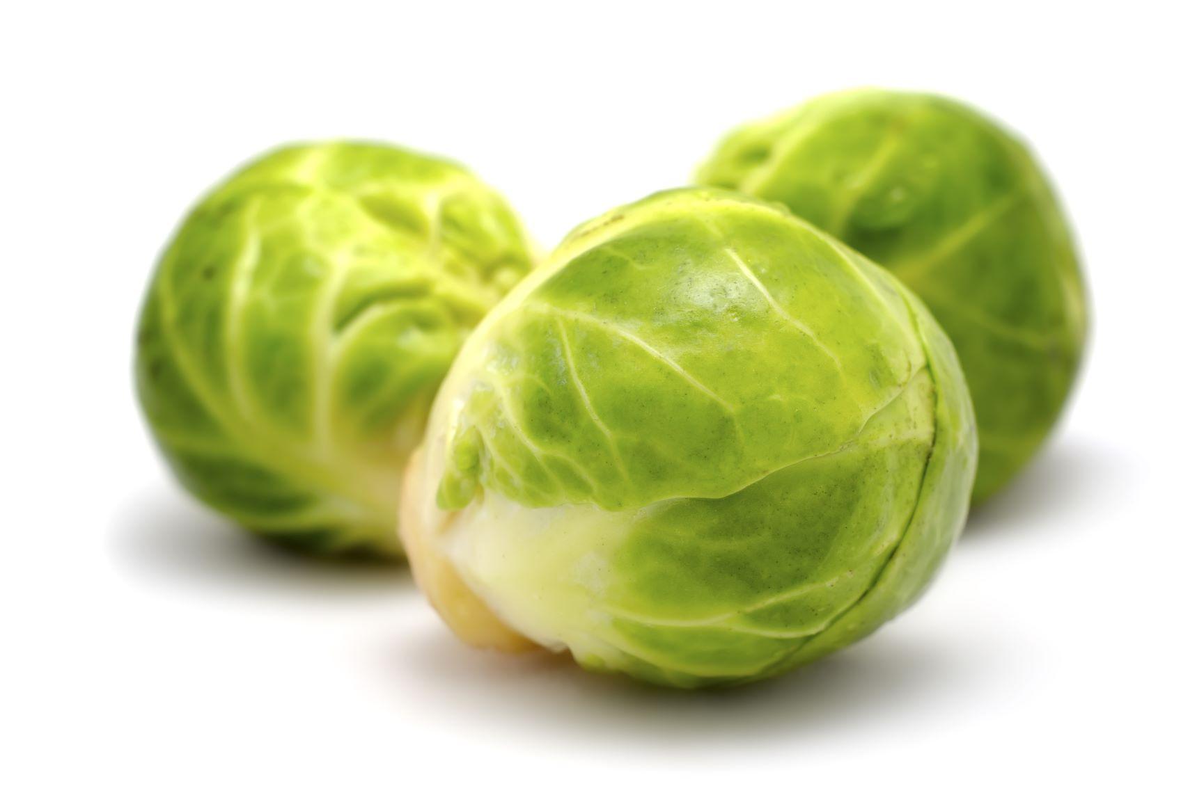 Three Brussels Sprouts