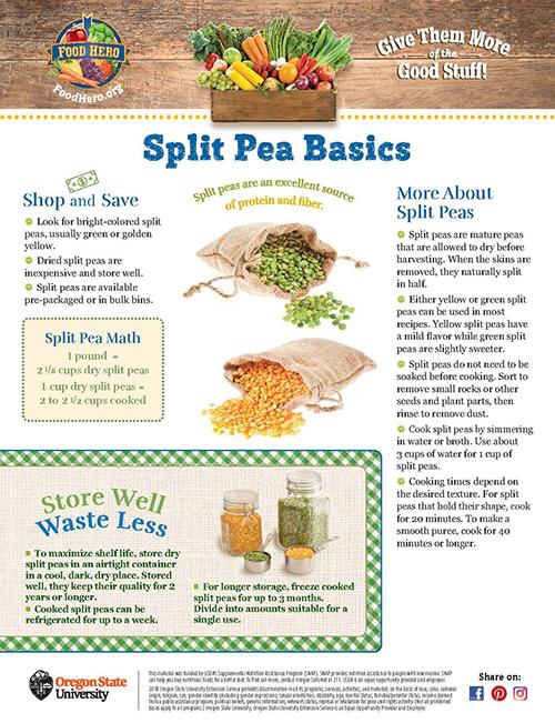 Split Peas Food Hero Monthly