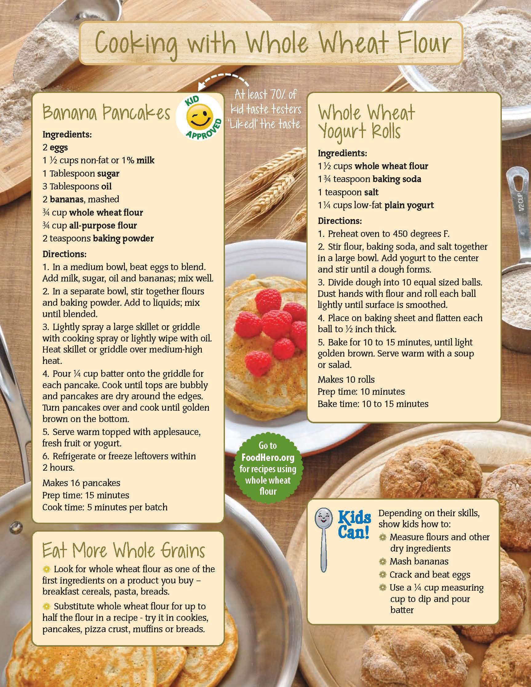 Whole Wheat Flour Food Hero Monthly