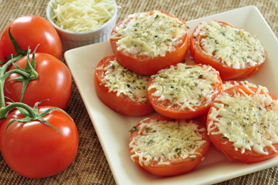 Baked Tomatoes with Cheese