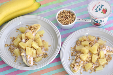 Breakfast Banana Split