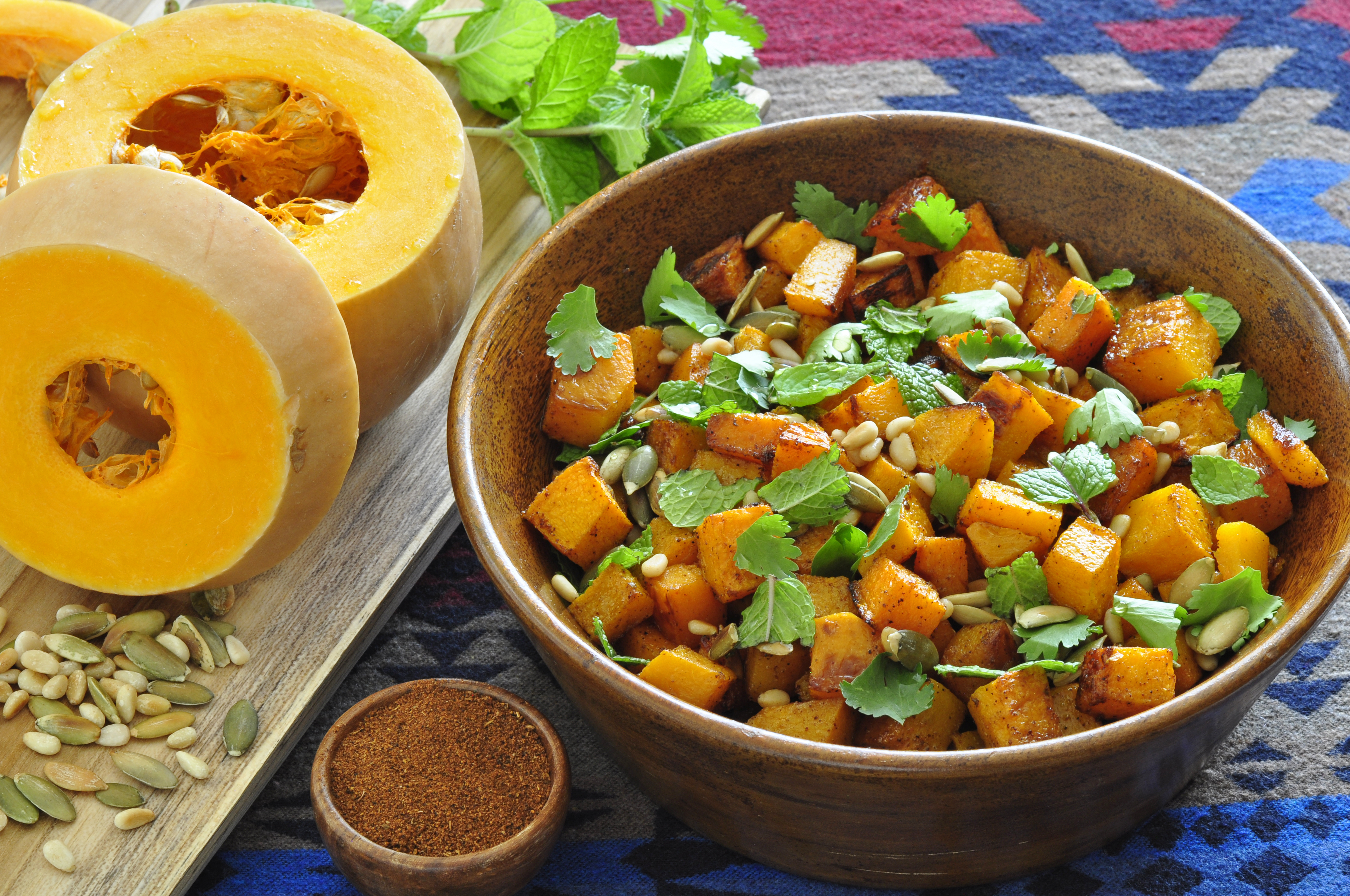 Harissa Roasted Butternut Squash