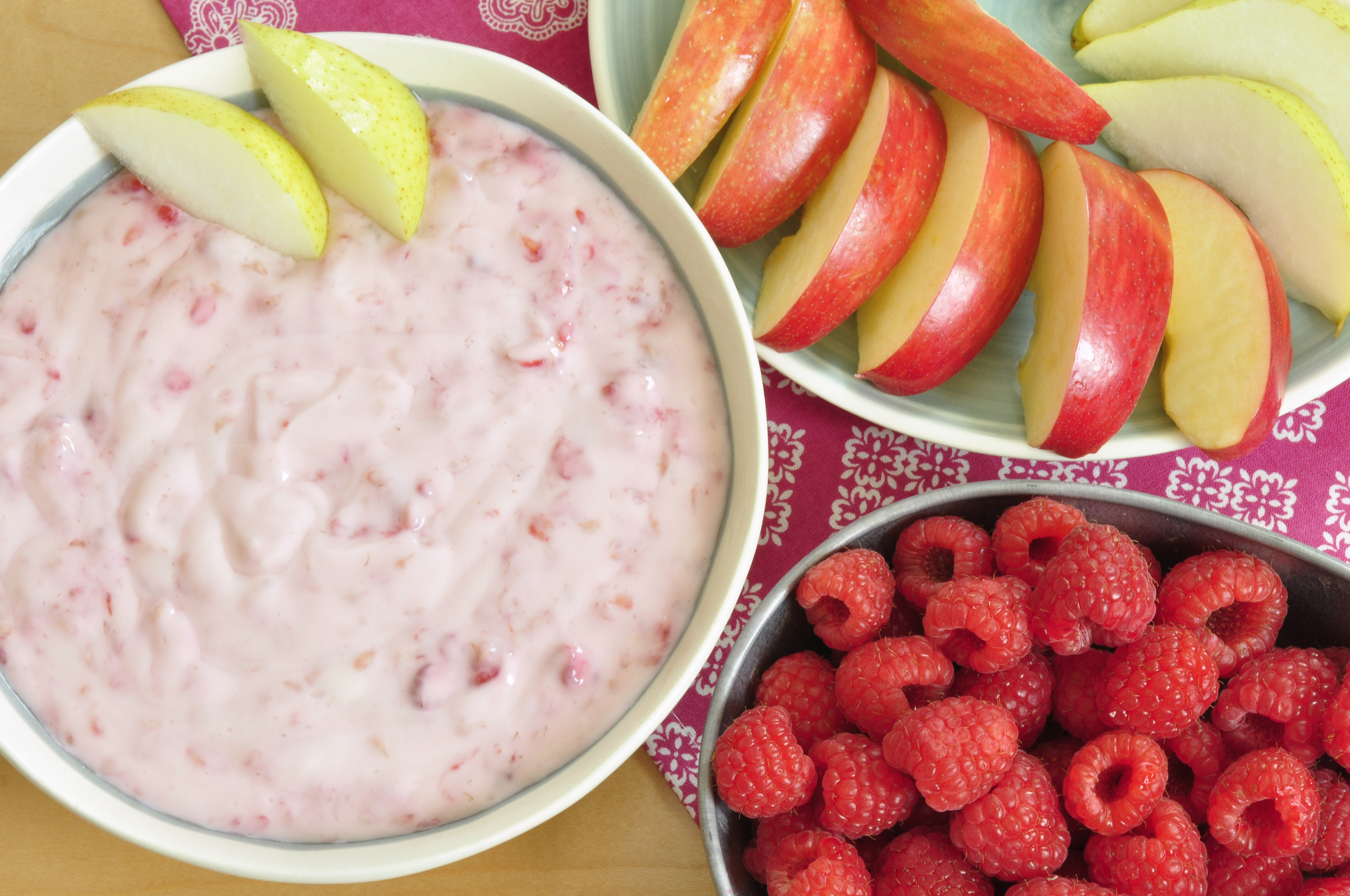 Raspberry Fruit Dip