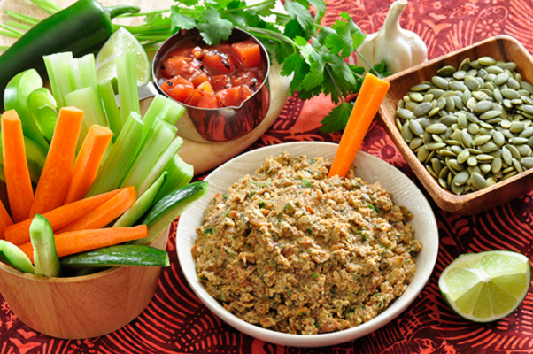 Sikil Pak (Mayan Pumpkin Seed Dip)
