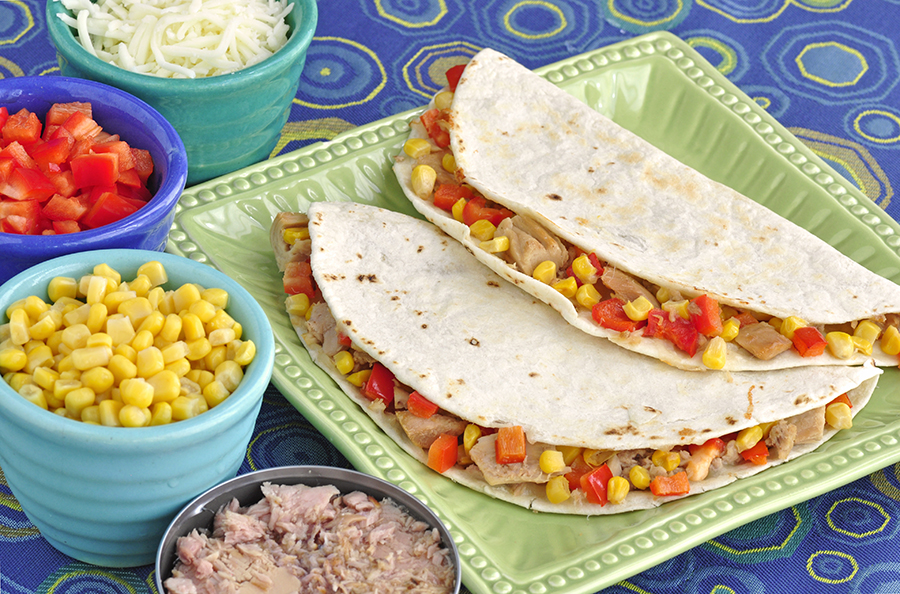 Tuna Quesadillas