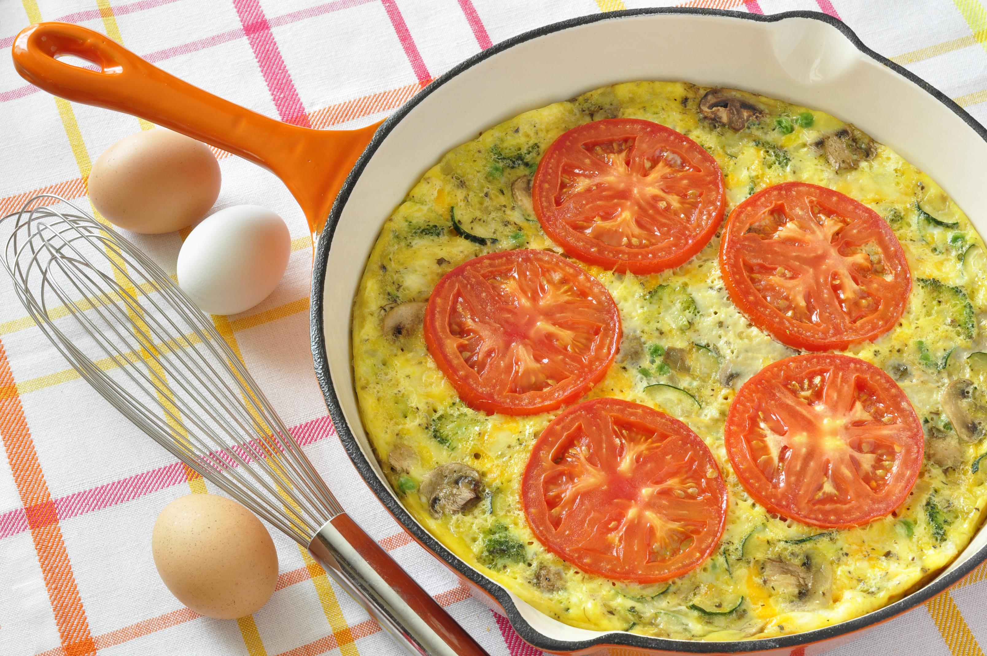 Tortilla o "Frittata" de Huevo con Vegetales