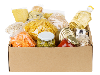 Box of Commodity Foods