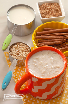 cup of Atole with Oats