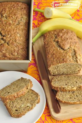 Recipe Image for Banana Oatmeal Bread