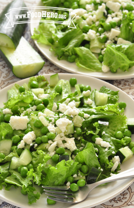 Green Salad with Peas