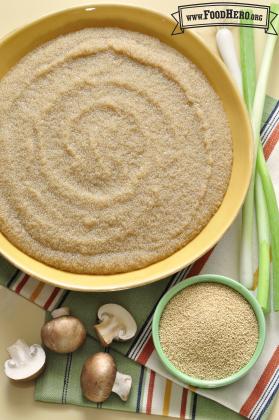 Big bowl of cooked amaranth. 