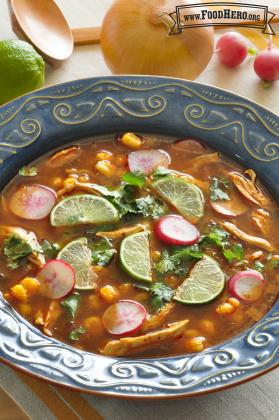 Recipe Image for Pozole with chicken