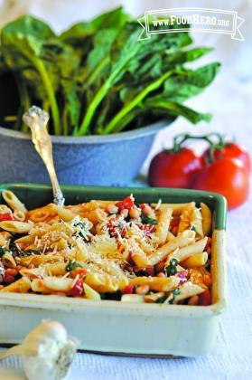 Pasta with Greens and Beans