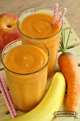 Peach and Carrot Smoothie