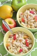 Portions of Apple Spice Oatmeal recipe 