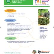 Crunchy Baked Kale Chips Recipe Card