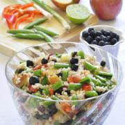 Display of Barley Lentil Salad recipe 