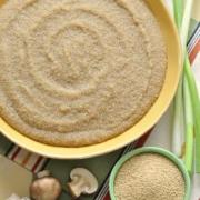 Big bowl of cooked amaranth. 