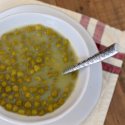 image of green pea soup