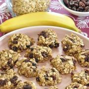 Display of Banana Oatmeal Cookies recipe 