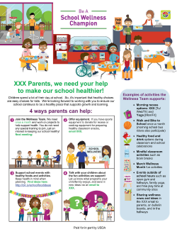 example of school wellness newsletter