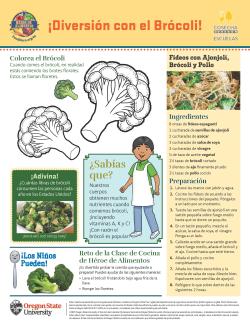 ¡Diversión con el Brócoli!