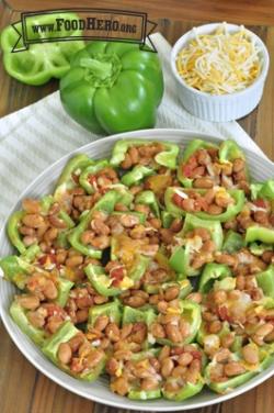 Display of Bell Pepper Nachos recipe