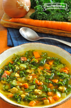 Image of Chicken and Greens Soup