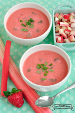 Strawberry Rhubarb Soup