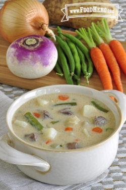 Bowl of Mix and Match Vegetable Chowder