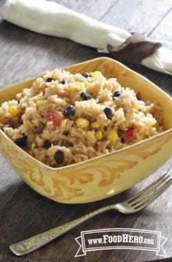 Photo of Brown Rice with Corn and Beans 