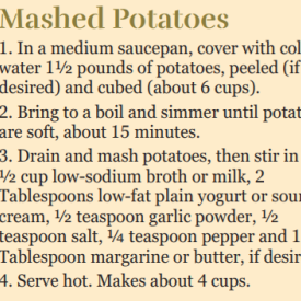 Mashed Potatoes 