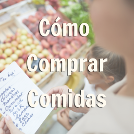 Promoción de blog para cómo comprar comidas