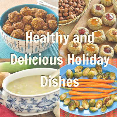 Blog Promo Image for healthy and delicious holiday dishes 