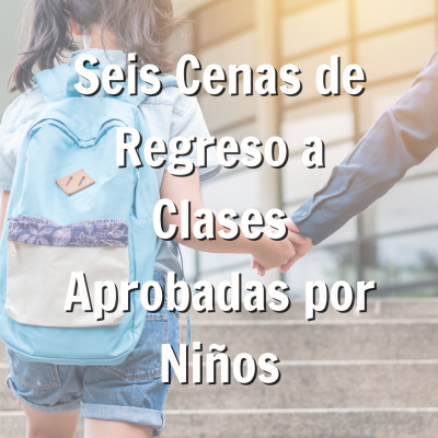 Promoción para publicación de blog sobre cenas de regreso a clases