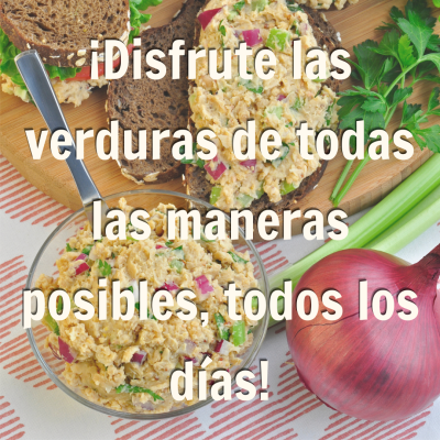 ¡Disfrute las verduras de todas las maneras posibles, todos los días! Promocion