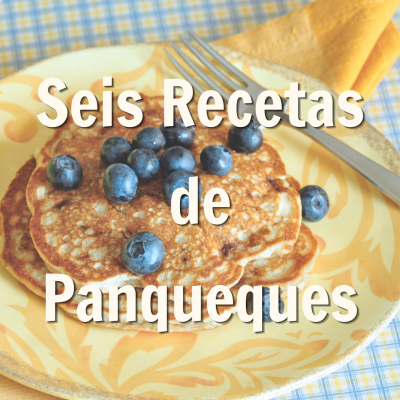 Promoción de blog de seis recetas de panqueques 